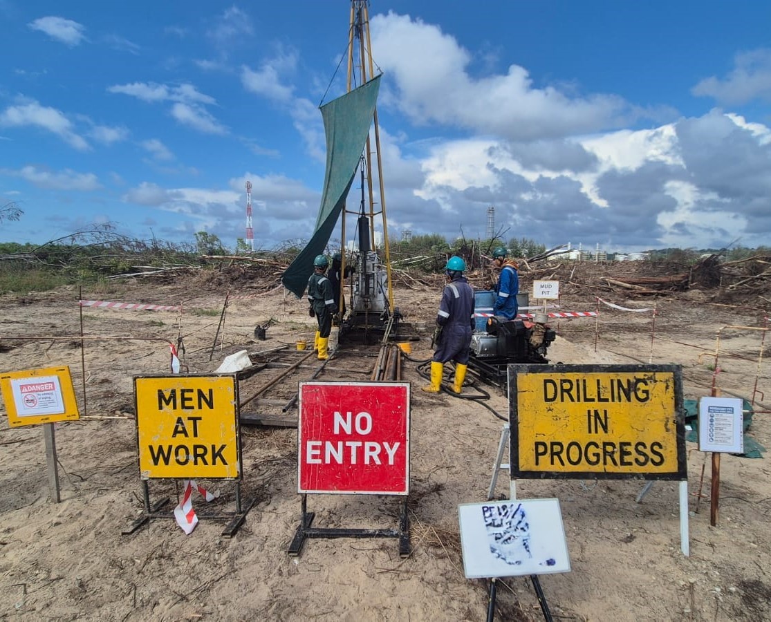 Placeholder photo of geotechnical field investigation